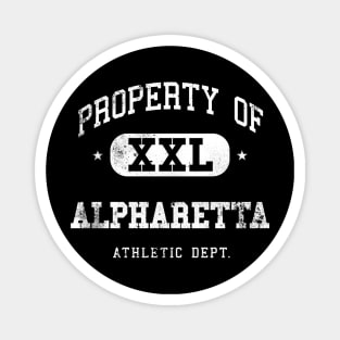 Alpharetta Vintage Distressed College Property XXL Magnet